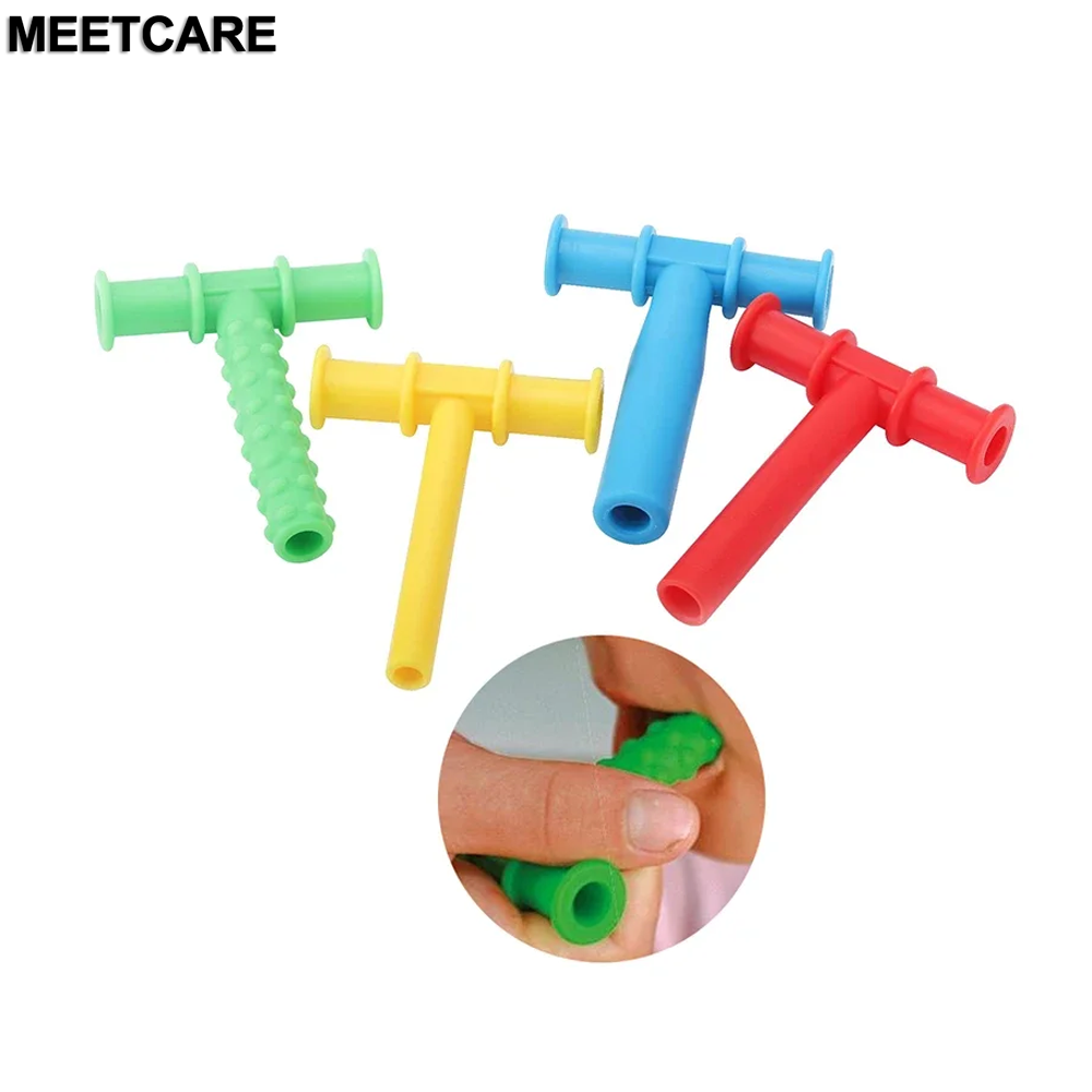 Power Tools Kids - 子供用チューブチップス、言語療法、歯のマッサージ、自閉症の感覚言語訓練、口腔筋リハビリトレーニング用ツール