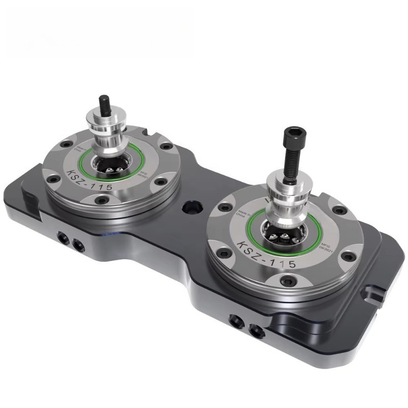 Zero Power Tools - KSZ115-T2 双方向ゼロポイントクランピングステーション クイックチェンジパレットシステム 一般CNCフライス加工用途向け