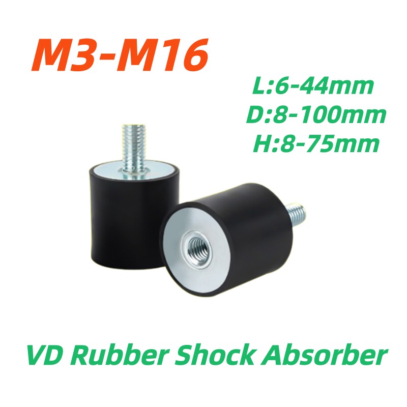 Power Tools Manufacturers - 1 個 VD タイプ防振ゴムマウント M3-M16 オスメスネジゴムショックアブソーバーダンパークラッシュパッド