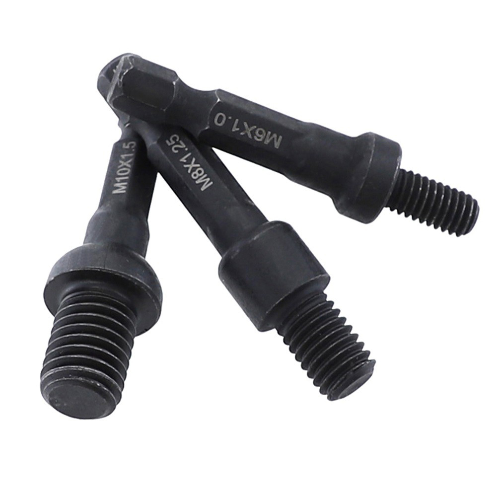 Power Tools Underwater - 3 個ソケットアダプター M6/M8/M10 Cr-Mo セルフタッピングソケットインサートナット用ハンガーボルト電気ドリル用パワーレンチツールパーツ