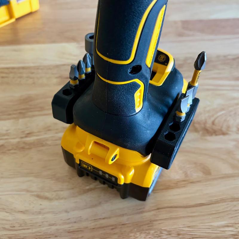 Power Tools Storage - 5 個/10 個磁気ドリルビットホルダー電動工具バッテリー用ポータブルビット収納ラックワークショップ便利屋ハードウェアオーガナイザー