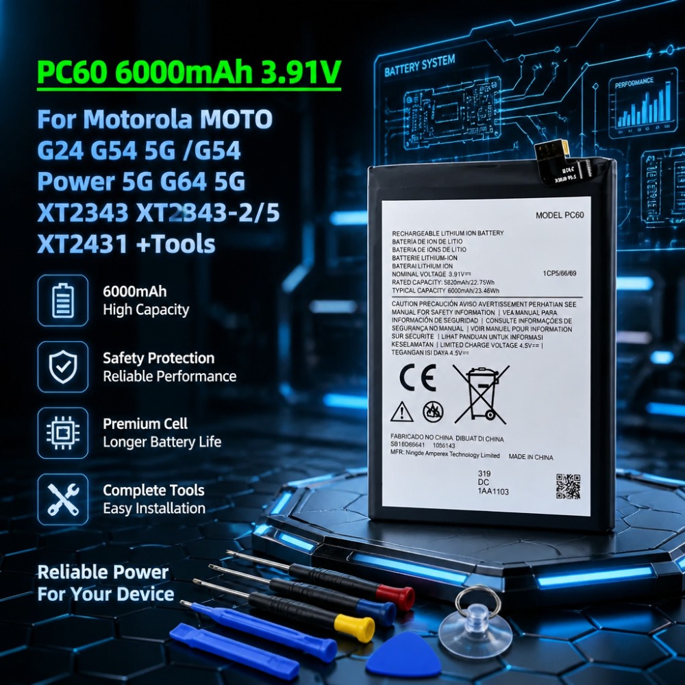 Power Xt Tools - ホットセール 新品 PC60 6000mAh 3.91V モトローラ