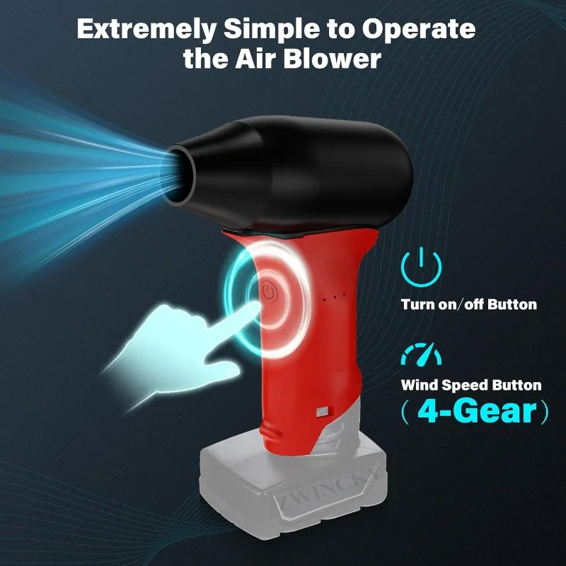 Power Tools Milwaukee - ミルウォーキー12Vリチウム電池式ジェットドライブロワー圧縮エアダスター用調整可能エアダスタージェットファンミニブロワーツール