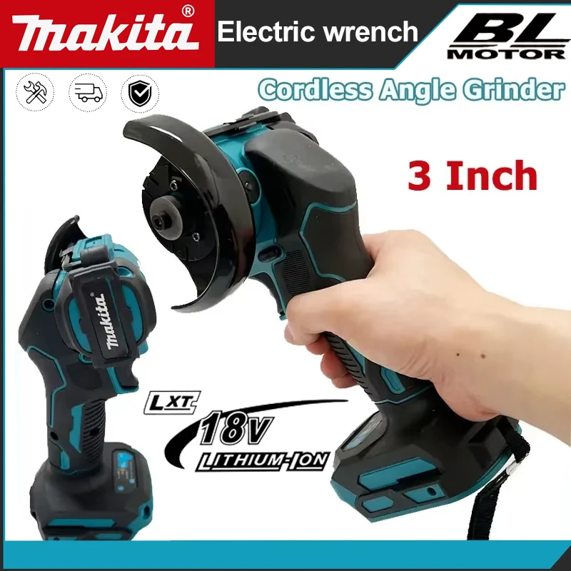 Power Tools Makita - マキタ 3 インチ新型ミニアングルグラインダーコードレス 3 インチ電動カットオフツール切断丸鋸電動工具 18V