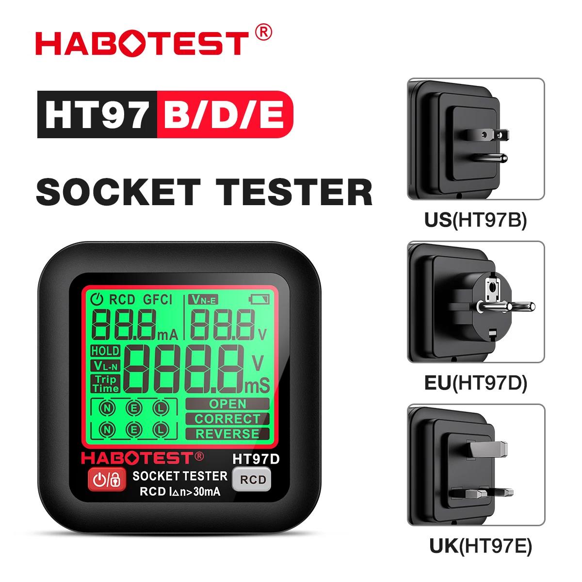 Power Tools Uk Review - HABOTEST HT97 デジタルソケットテスター スマート電圧検出器 RCD GFCI