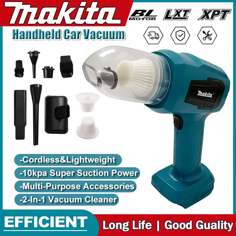 Power Tools Vacuum - マキタ コードレスミニカー掃除機 多機能集塵機 ハンドヘルド充電式電動工具 18Vバッテリー