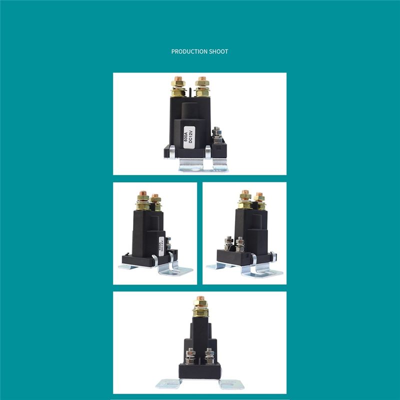 Power Tools Mall - MALL 12V 500A リレーカースイッチデュアルバッテリーアイソレーターリレーオン/オフ 4 ピン