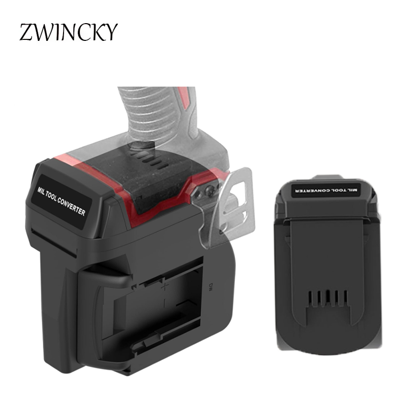 Power Tools Milwaukee - ZWINCKY デウォルト 20V (2 個) リチウム電池用バッテリーアダプター、ミルウォーキー