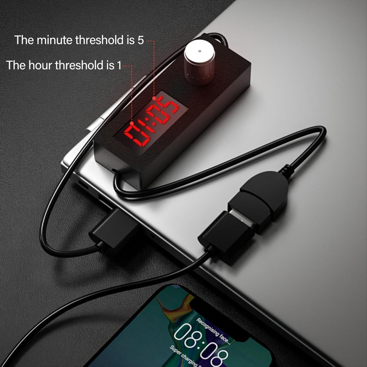 Power Tools Mall - MALL USB タイマー スイッチング コード ワイヤーは、5