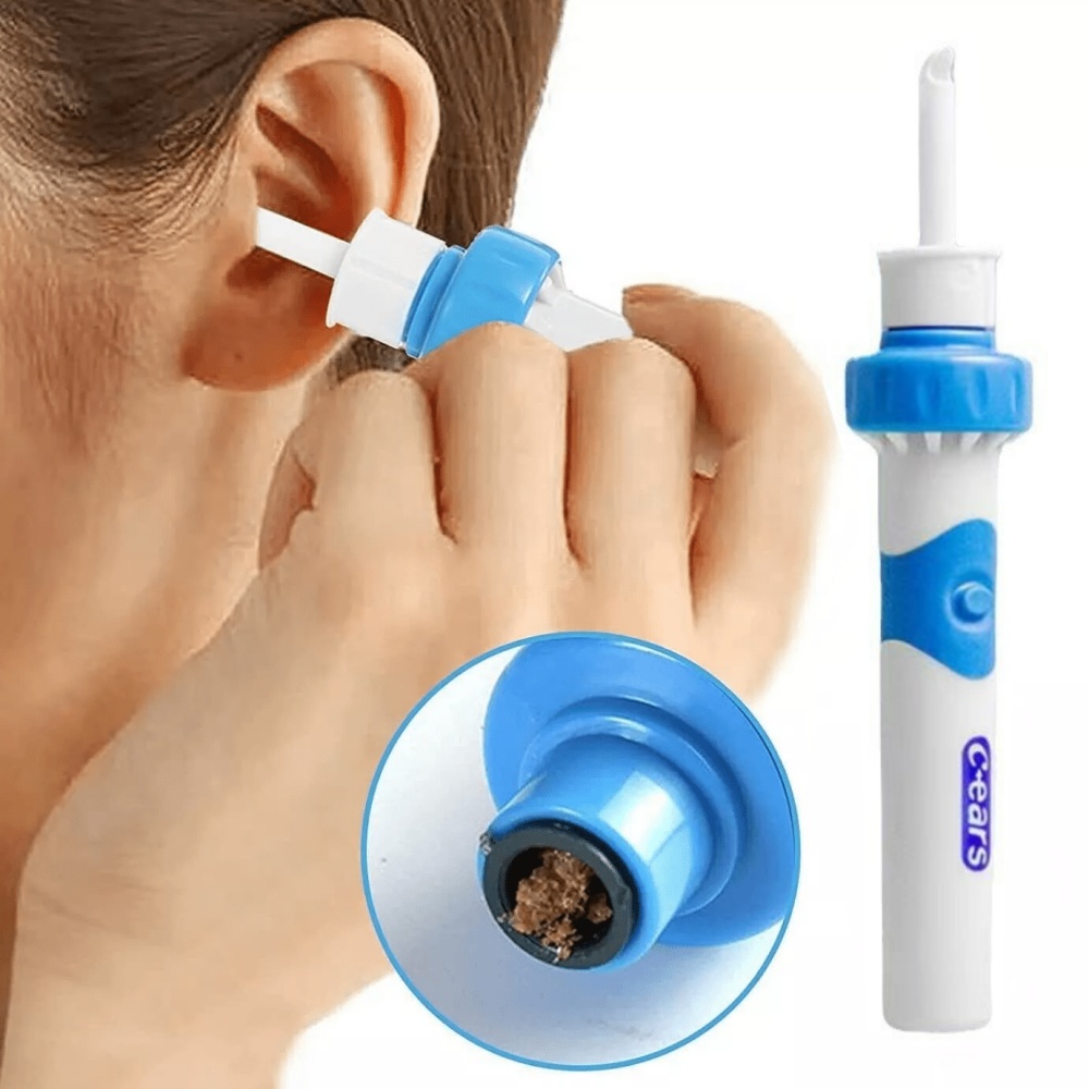 Power Tools Kids - 電動耳垢除去真空クリーナー、柔らかいシリコンチップ、安全な耳掃除ツールキット、子供と大人のための携帯型耳ケアデバイス