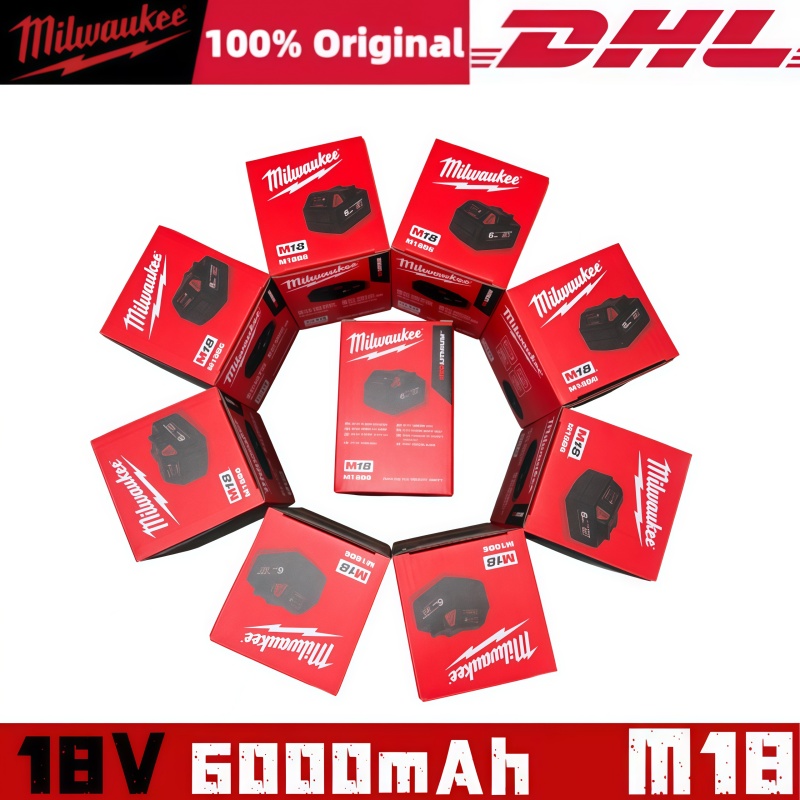 Power Tools Milwaukee - 18V バッテリー オリジナル ミルウォーキー M18B8 M18B9