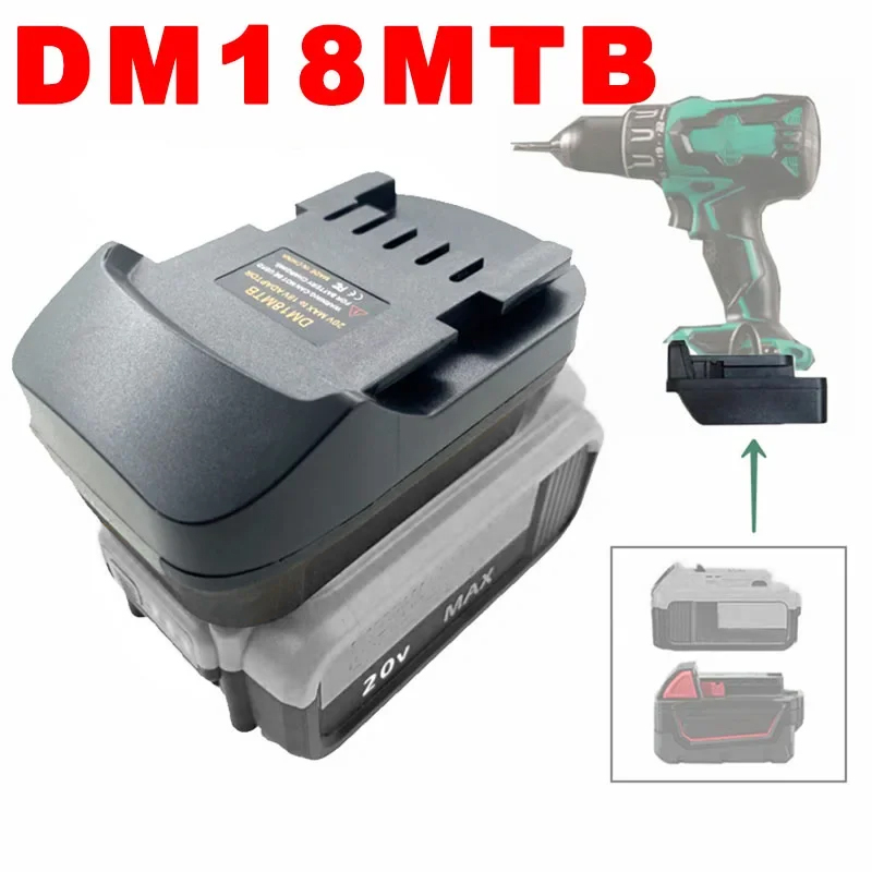 Power Tools Milwaukee - バッテリーアダプターコンバーター,メタボ,デウォルト,ミルウォーキー,18V,マキタ用,18V,リチウム電源,dm18mtb