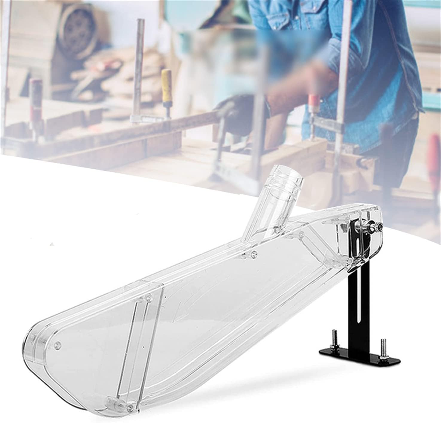 Power Tools Vacuum - 木工テーブルソー保護カバー透明集塵ガード電動丸鋸用防塵透明プラスチックケース