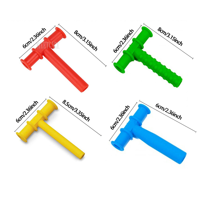 子供用チューブチップス、言語療法、歯のマッサージ、自閉症の感 - Power Tools Kids のレビューと価格