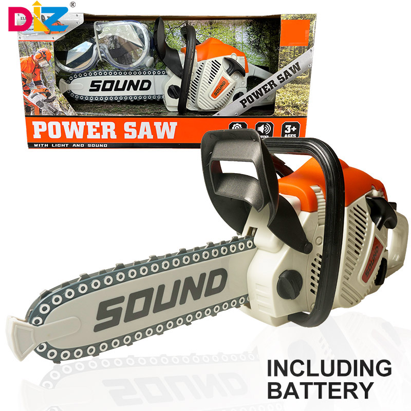 ゴーグル付きおもちゃのチェーンソー 子供用電動チェーンソー  - Power Tools Kids のレビューと価格