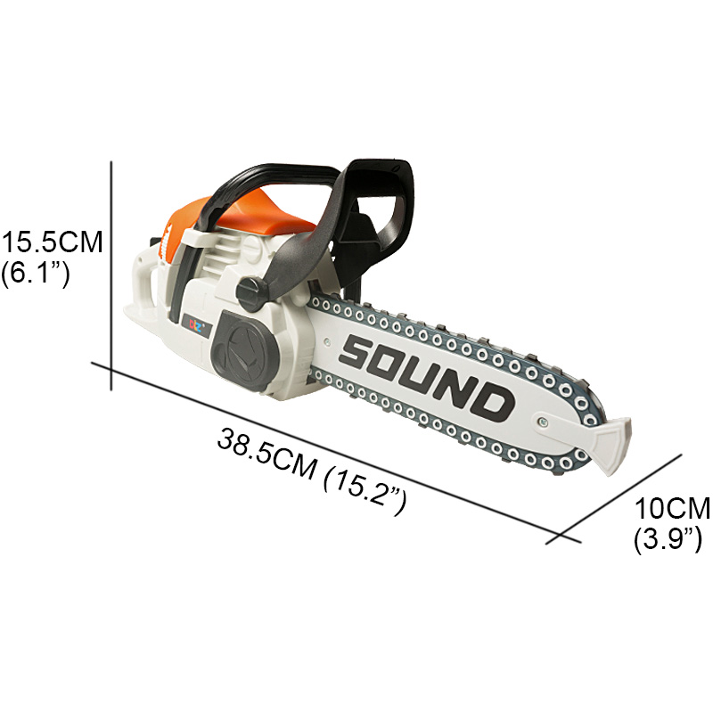 ゴーグル付きおもちゃのチェーンソー 子供用電動チェーンソー  - Power Tools Kids のレビューと価格