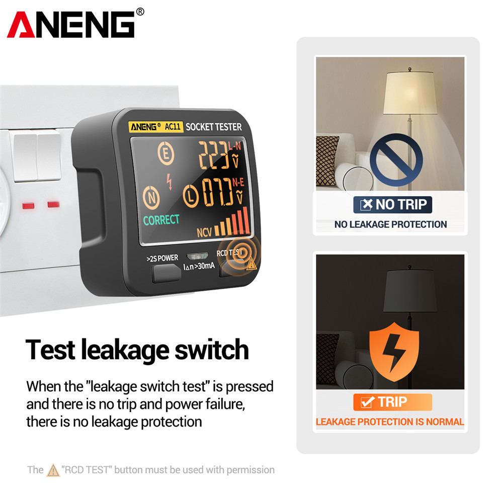 ANENG AC10/AC11 ソケット検出器 US/EU/ - Power Tools Uk Review のレビューと価格