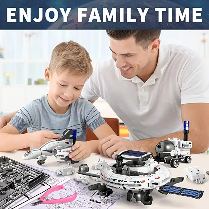 12 in 1 科学実験ソーラーロボットおもちゃ DIY ビ - Power Tools Kids のレビューと価格
