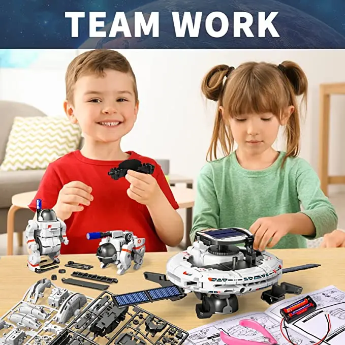 12 in 1 科学実験ソーラーロボットおもちゃ DIY ビ - Power Tools Kids のレビューと価格