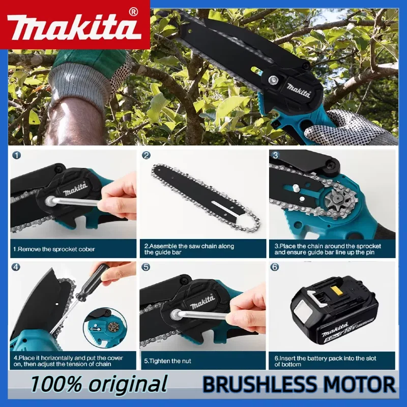 マキタ 6 インチチェーンソー 18V 電動のこぎりハンドヘ - Power Tools Makita のレビューと価格