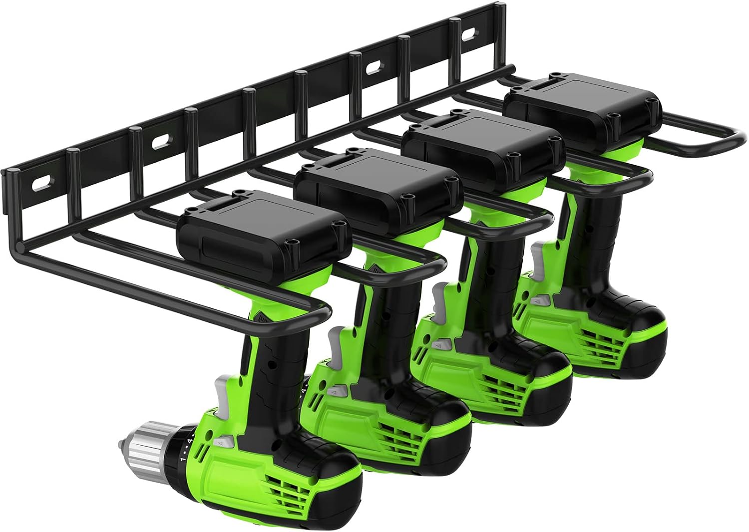 VKKM電動工具オーガナイザー 4スロット ドリルホルダー  - Power Tools Storage のレビューと価格