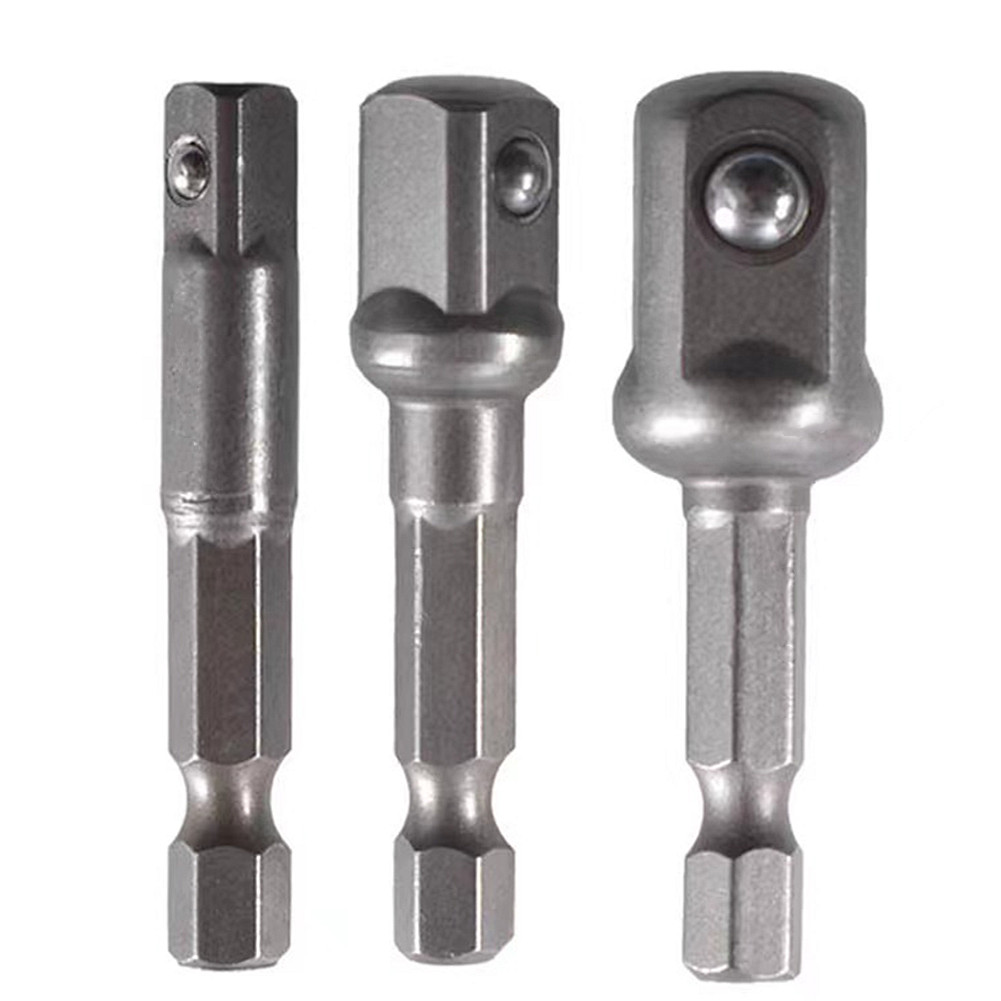 3個入りソケットアダプターセット、1/4インチ、3/8インチ - Power Tools Extension のレビューと価格