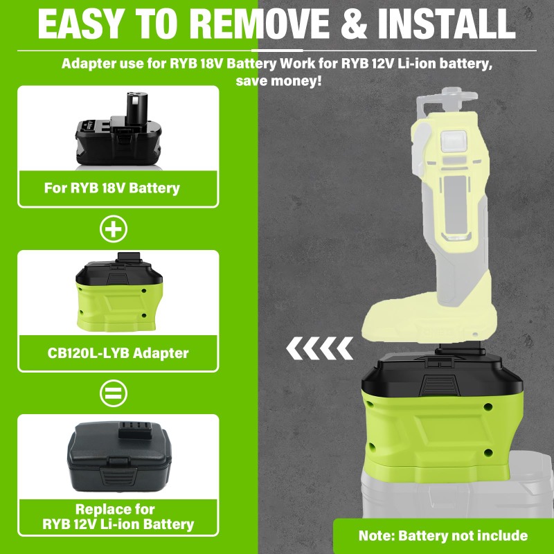 HAKSINKY バッテリーアダプター リョービ/マキタ/デ - Power Tools Milwaukee のレビューと価格