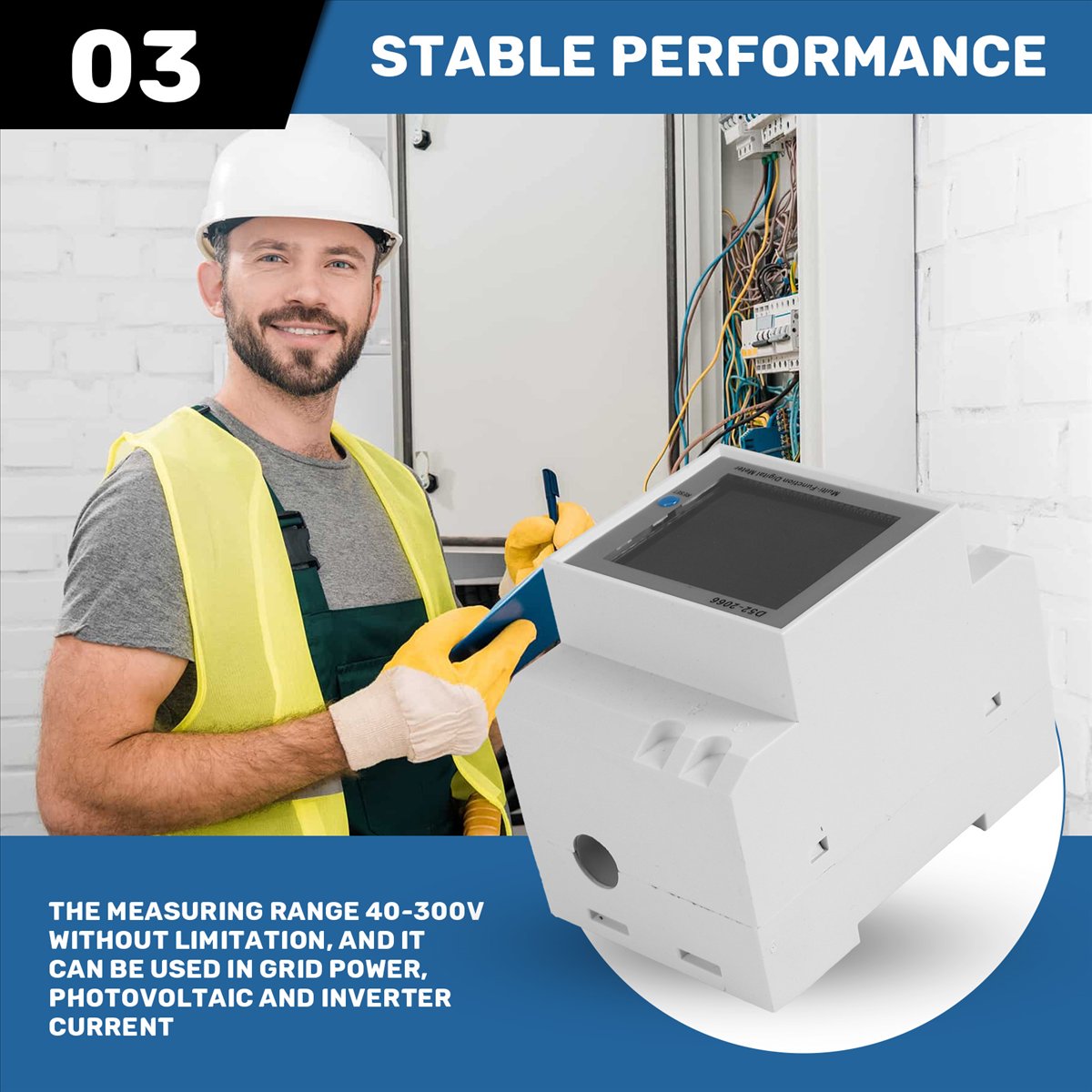 MALL Din レール AC モニター 6IN1 250- - Power Tools Mall のレビューと価格