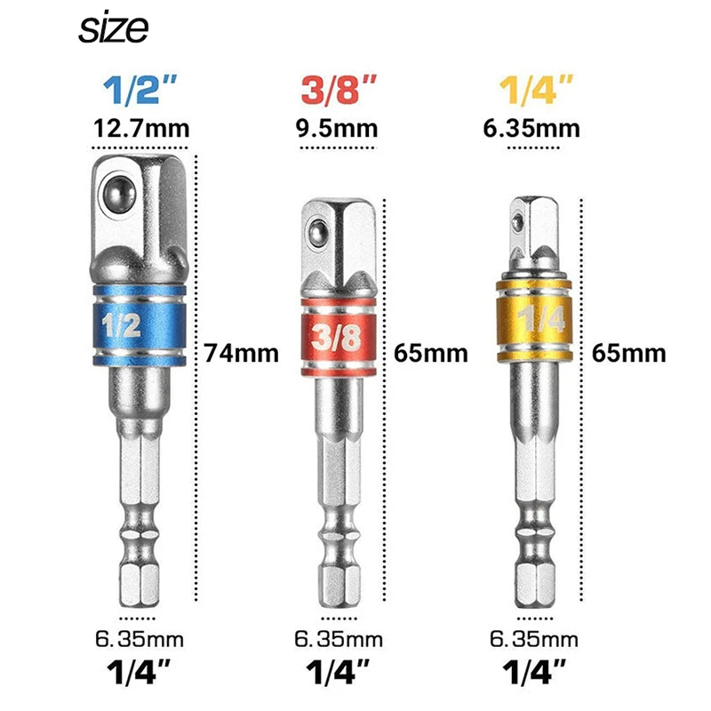 ソケットインパクトドライバー延長アダプター拡張コンバーター電 - Power Tools Extension のレビューと価格