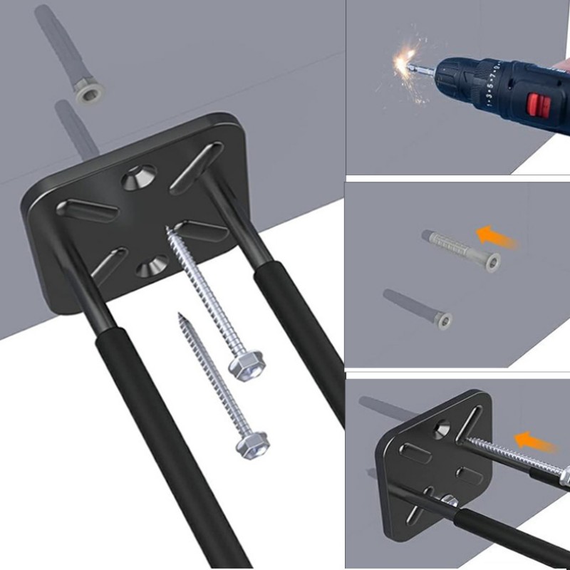 1PC ガレージ収納ユーティリティフックヘビーデューティ壁掛 - Power Tools Storage のレビューと価格