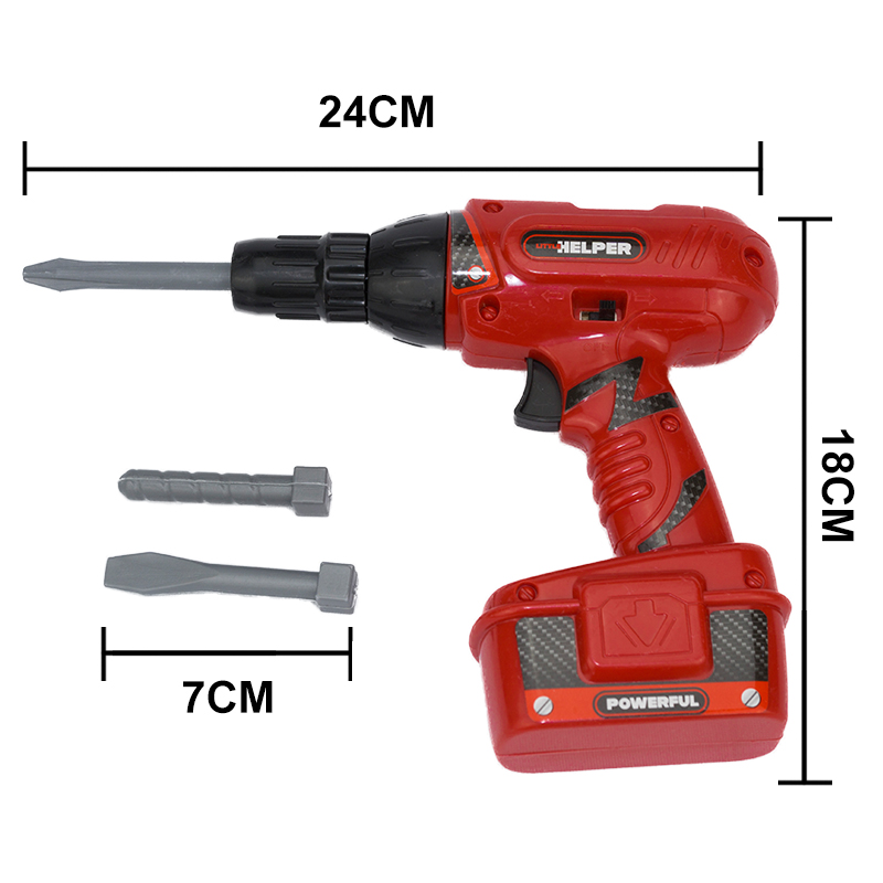 ツールおもちゃ電気ドリル BO シミュレーションスクリュード - Power Tools Kids のレビューと価格