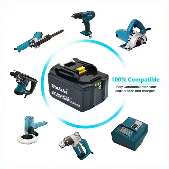 純正マキタ18Vバッテリー 9Ah 6Ah 5Ah 充電式バ - Power Tools Makita のレビューと価格