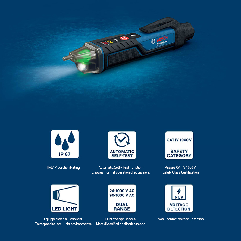 BOSCH PRO GVD 1000-17 電圧テスター セ - Power Tools Professional のレビューと価格