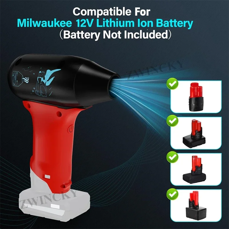 ミルウォーキー12Vリチウム電池式ジェットドライブロワー圧縮 - Power Tools Milwaukee のレビューと価格