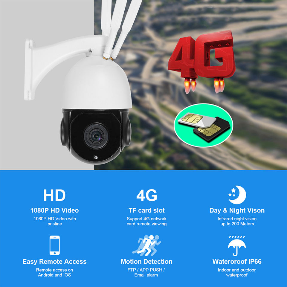 5MP 8MP 20倍光学ズーム 屋外 ワイヤレス 4G カ - Power Tools Zoom のレビューと価格