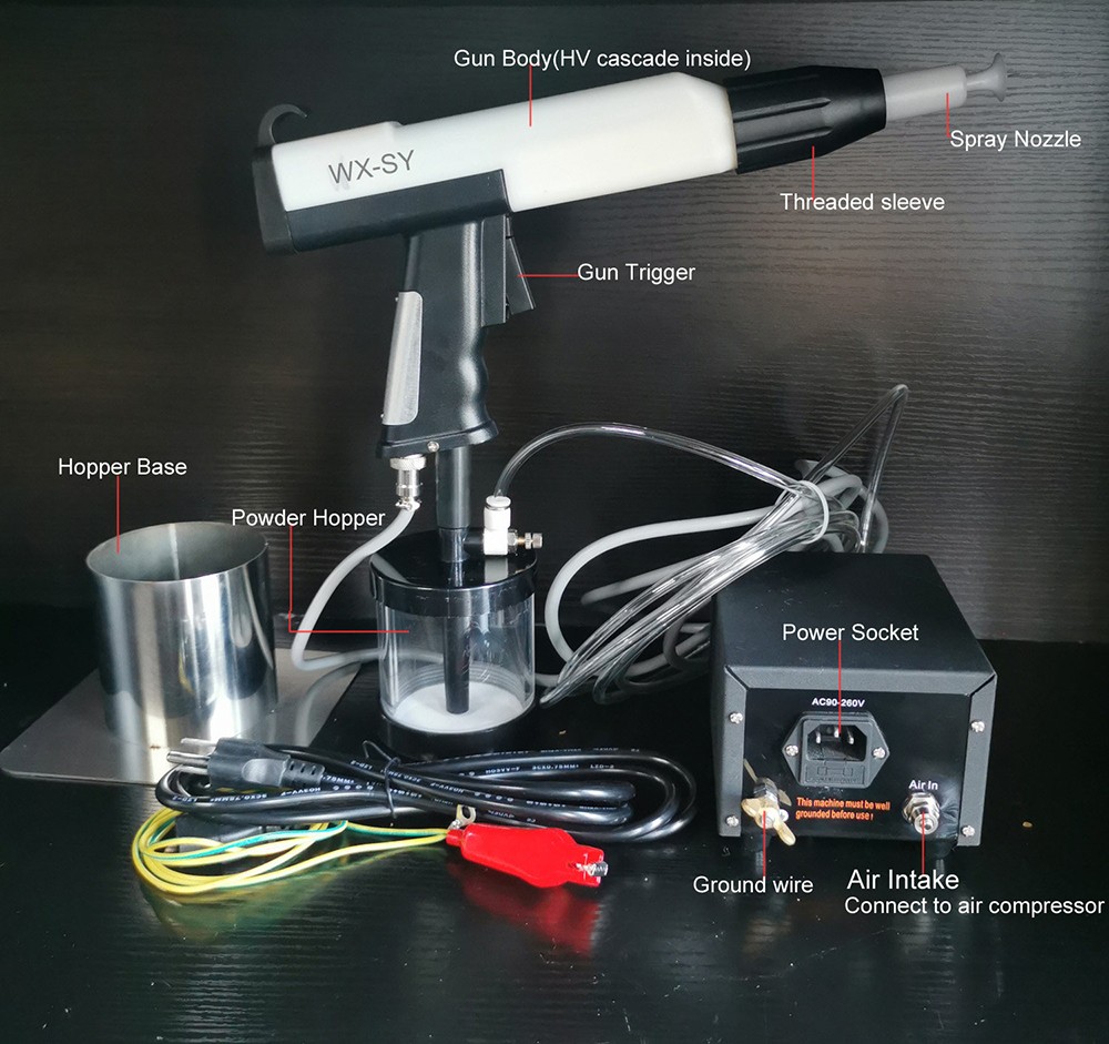 110V/220V ポータブル粉体塗装スプレーマシン 表面処 - Power Xt Tools のレビューと価格