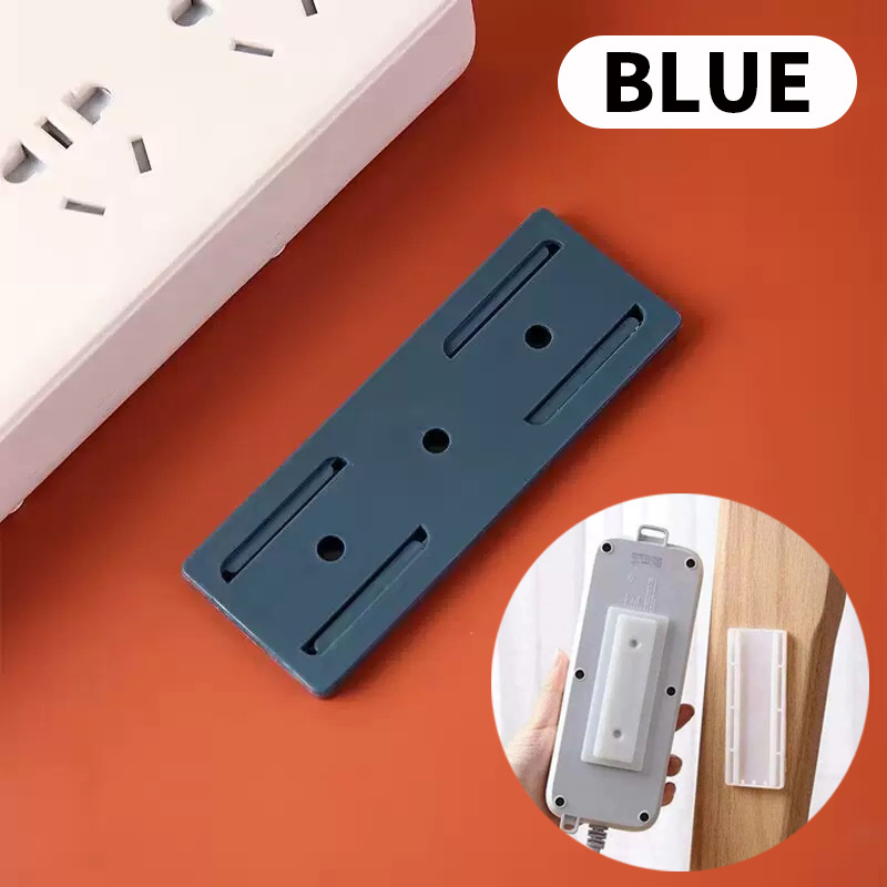 自己粘着式電源タップ固定器 壁掛け式 穴あけ不要 プラグホル - Power Tools Storage のレビューと価格