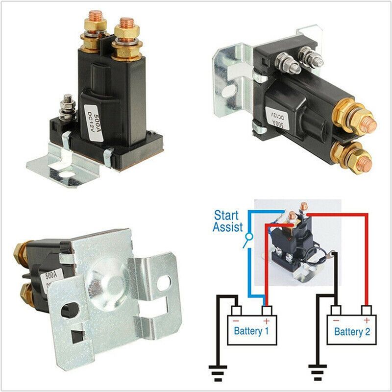 MALL 12V 500A リレーカースイッチデュアルバッテ - Power Tools Mall のレビューと価格