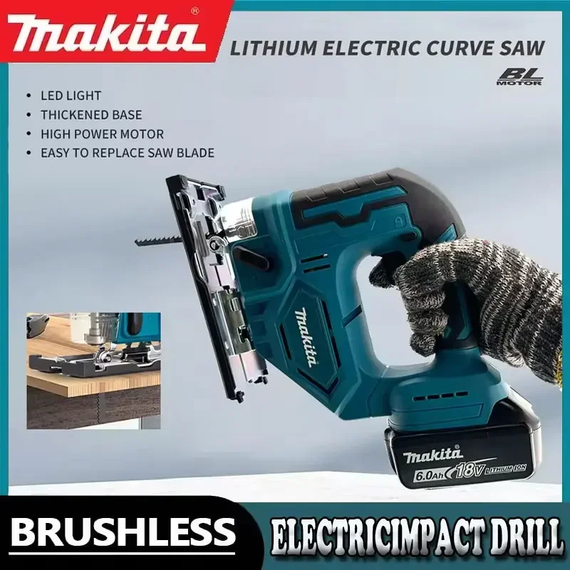 マキタ DJV182 340 ワットブラシレスジグソー電動ジ - Power Tools Makita のレビューと価格