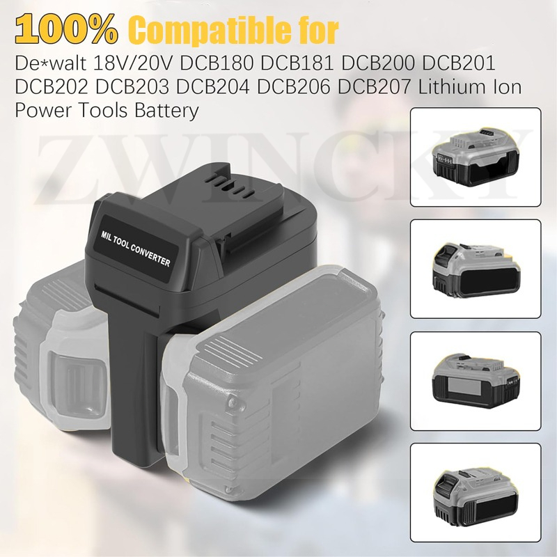 ZWINCKY デウォルト 20V (2 個) リチウム電池 - Power Tools Milwaukee のレビューと価格