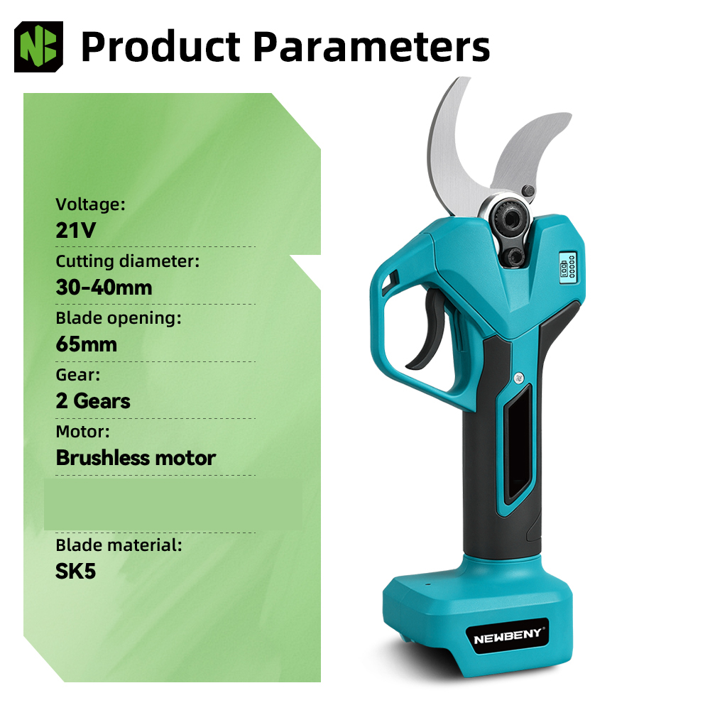 NEWBENY 65 ミリメートルコードレス電動剪定鋏 2  - Power Tools Makita のレビューと価格