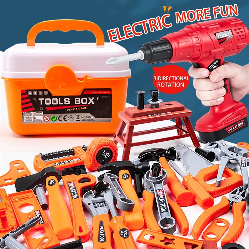 電動おもちゃドリル修理ツールおもちゃ電動建設シミュレーション - Power Tools Kids のレビューと価格