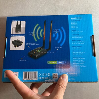 新しい ALFA AWUS036ACH は RTL8812A - Power Tools For Linux のレビューと価格
