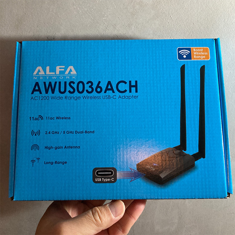 新しい ALFA AWUS036ACH は RTL8812A - Power Tools For Linux のレビューと価格