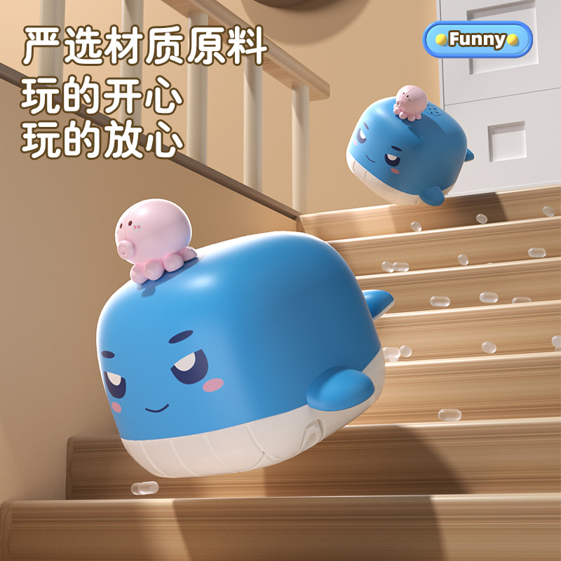 子供用電動水スプレークジラのおもちゃ - 漫画風お風呂シャワ - Power Tools Kids のレビューと価格