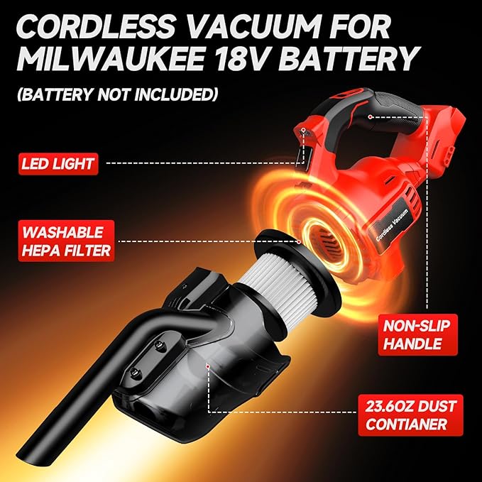 16000pa コードレス電気掃除機ハンドヘルド充電式乾湿両 - Power Tools Vacuum のレビューと価格