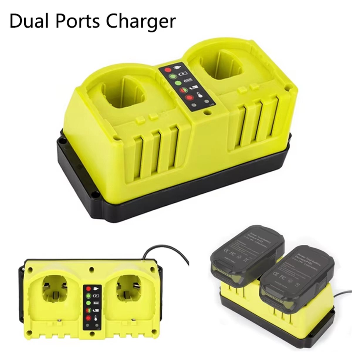 MALL 高速デュアルポート充電器 18V 20V バッテリ - Power Tools Mall のレビューと価格