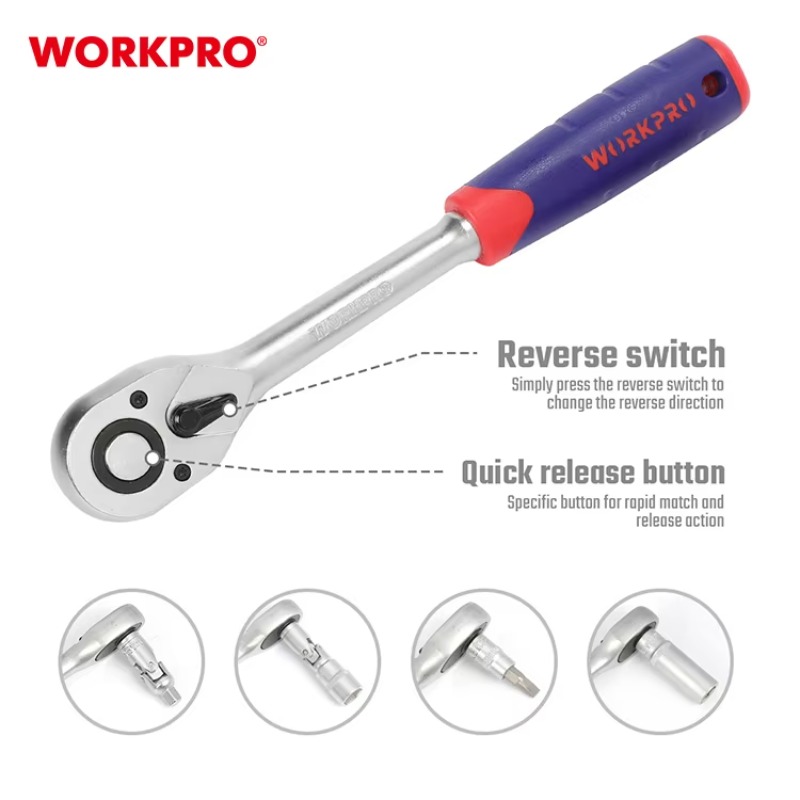 108ピース プロ仕様 自動車修理工具セット CRV鋼製レン - Power Tools Professional のレビューと価格