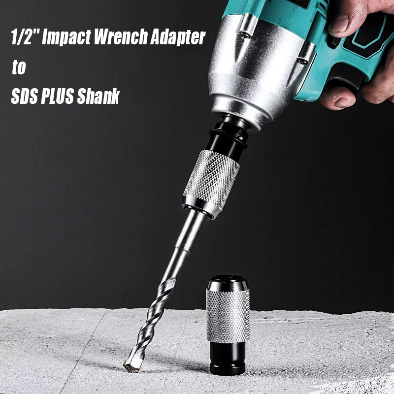 インパクトレンチを電動ハンマーに変換するアダプター、ドリル/ - Power Tools Plus のレビューと価格