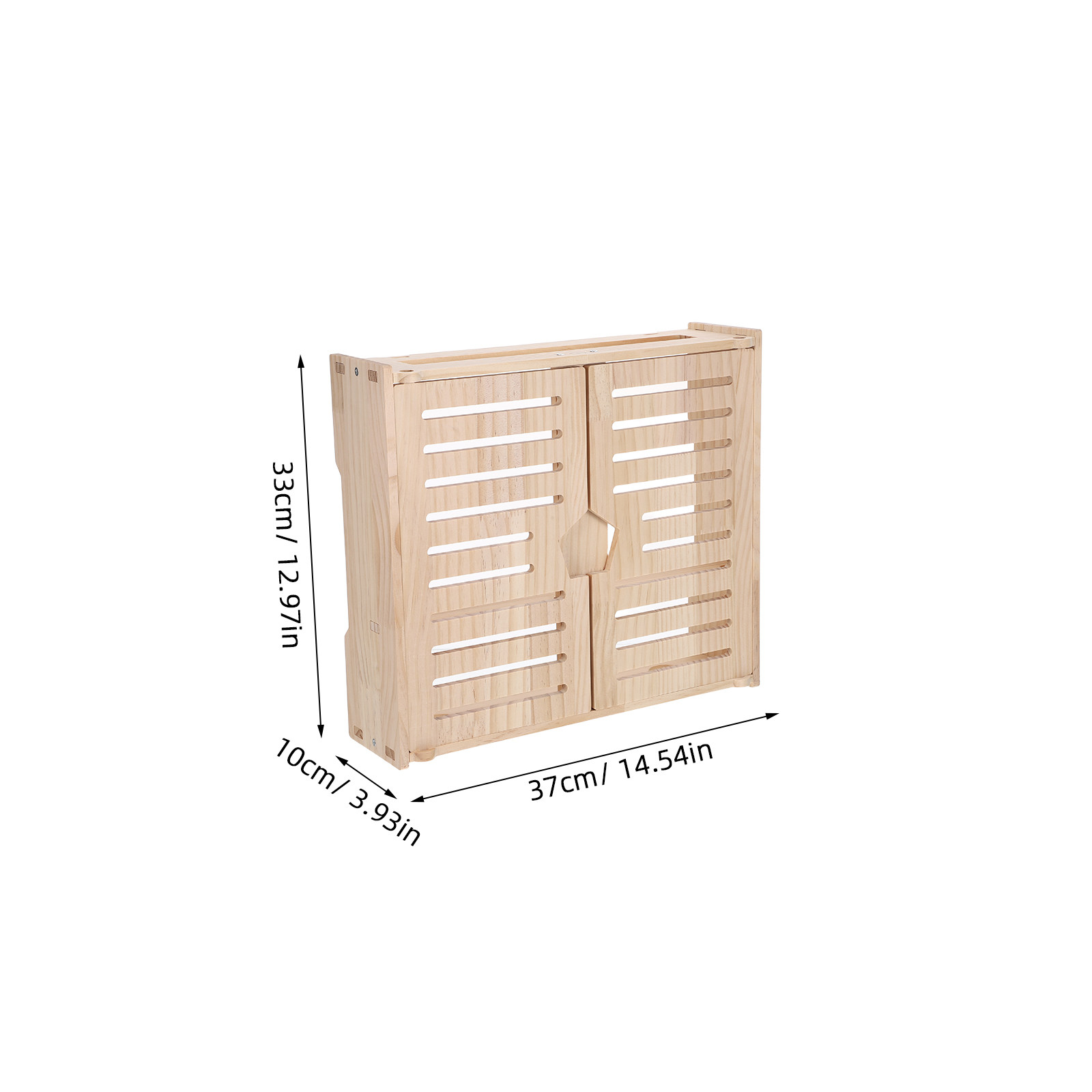 木製WiFiルーター収納ボックス 2層式壁掛けケーブル管理電 - Power Tools Tool Box のレビューと価格